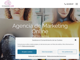 'comunicare.es' screenshot
