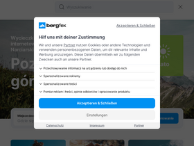 'bergfex.pl' screenshot