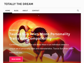 'totallythedream.com' screenshot