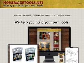 'homemadetools.net' screenshot