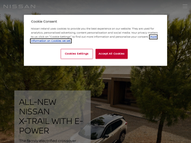 'nissan.ie' screenshot