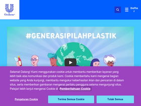 'unilever.co.id' screenshot