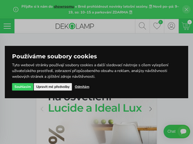 'dekolamp.cz' screenshot