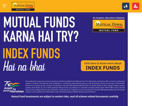 'motilaloswalmf.com' screenshot