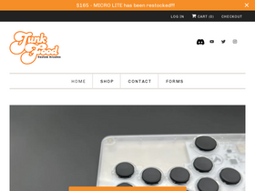 'junkfoodarcades.com' screenshot