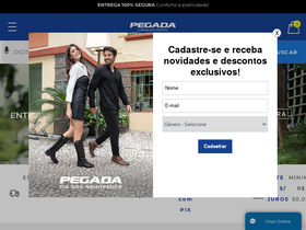 'lojapegada.com.br' screenshot