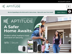 'aptitudeinternet.com' screenshot