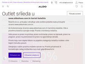 'aldoshoes.com.hr' screenshot