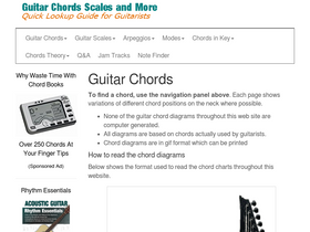 'guitar-chords.org.uk' screenshot