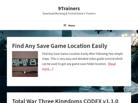 '9trainers.com' screenshot