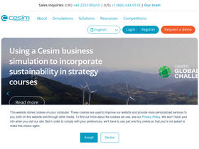 'cesim.com' screenshot