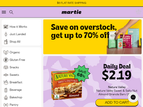 'martie.com' screenshot