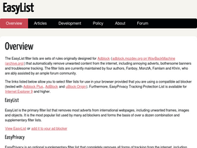 'easylist.to' screenshot