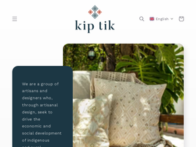 kiptik.mx homepage screenshot