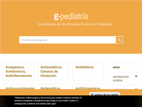 'guiafarmapediatrica.es' screenshot