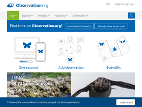 'suriname.observation.org' screenshot