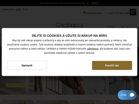 'chicshop.cz' screenshot