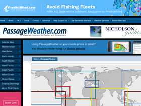 'passageweather.com' screenshot