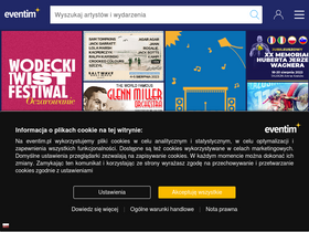 'eventim.pl' screenshot