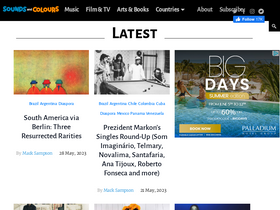 'soundsandcolours.com' screenshot