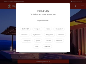 'sloshout.com' screenshot