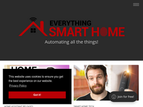 'everythingsmarthome.co.uk' screenshot
