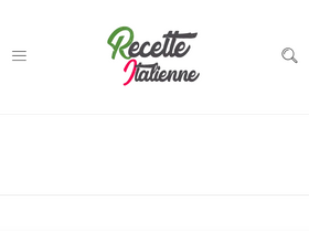 'recette-italienne.fr' screenshot