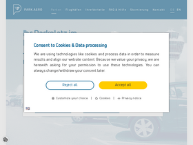 'park.aero' screenshot