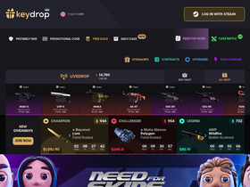 'key-drop.com' screenshot