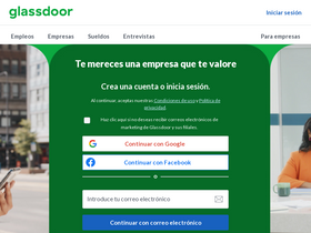 'glassdoor.es' screenshot