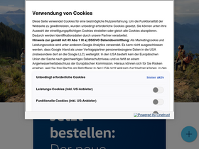 'vw-nutzfahrzeuge.at' screenshot