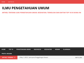 'ilmupengetahuanumum.com' screenshot