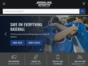 Baseline Sports | An Extra Innings Company homepage screenshot