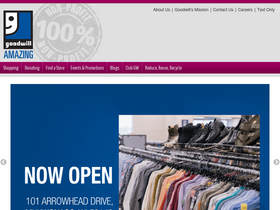 'amazinggoodwill.com' screenshot