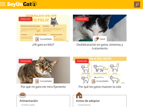 'soyungato.com' screenshot