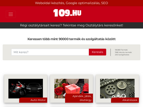 '109.hu' screenshot