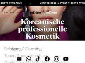 jeuderm.shop homepage screenshot