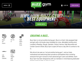 'buzzgym.co.uk' screenshot
