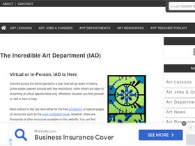 'incredibleart.org' screenshot