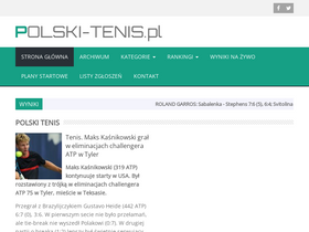 'polski-tenis.pl' screenshot