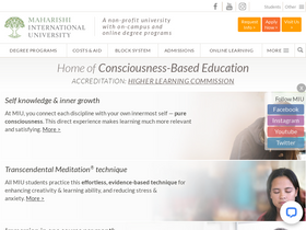 'miu.edu' screenshot