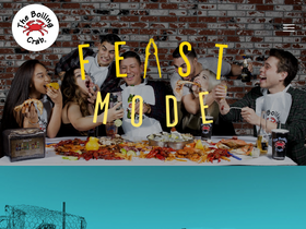 'theboilingcrab.com' screenshot