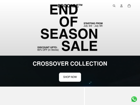 brocadeofficial.com homepage screenshot