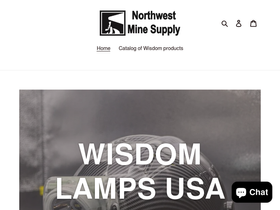 wisdomlampusa.com homepage screenshot