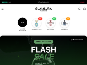 Glamsura website screenshot
