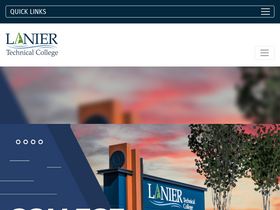 'laniertech.edu' screenshot