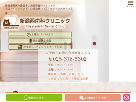 'niigatanishi-dc.jp' screenshot