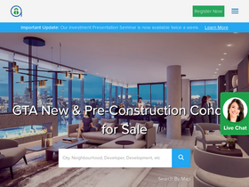 'gta-homes.com' screenshot