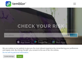 'temblor.net' screenshot