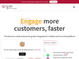 'engati.com' screenshot